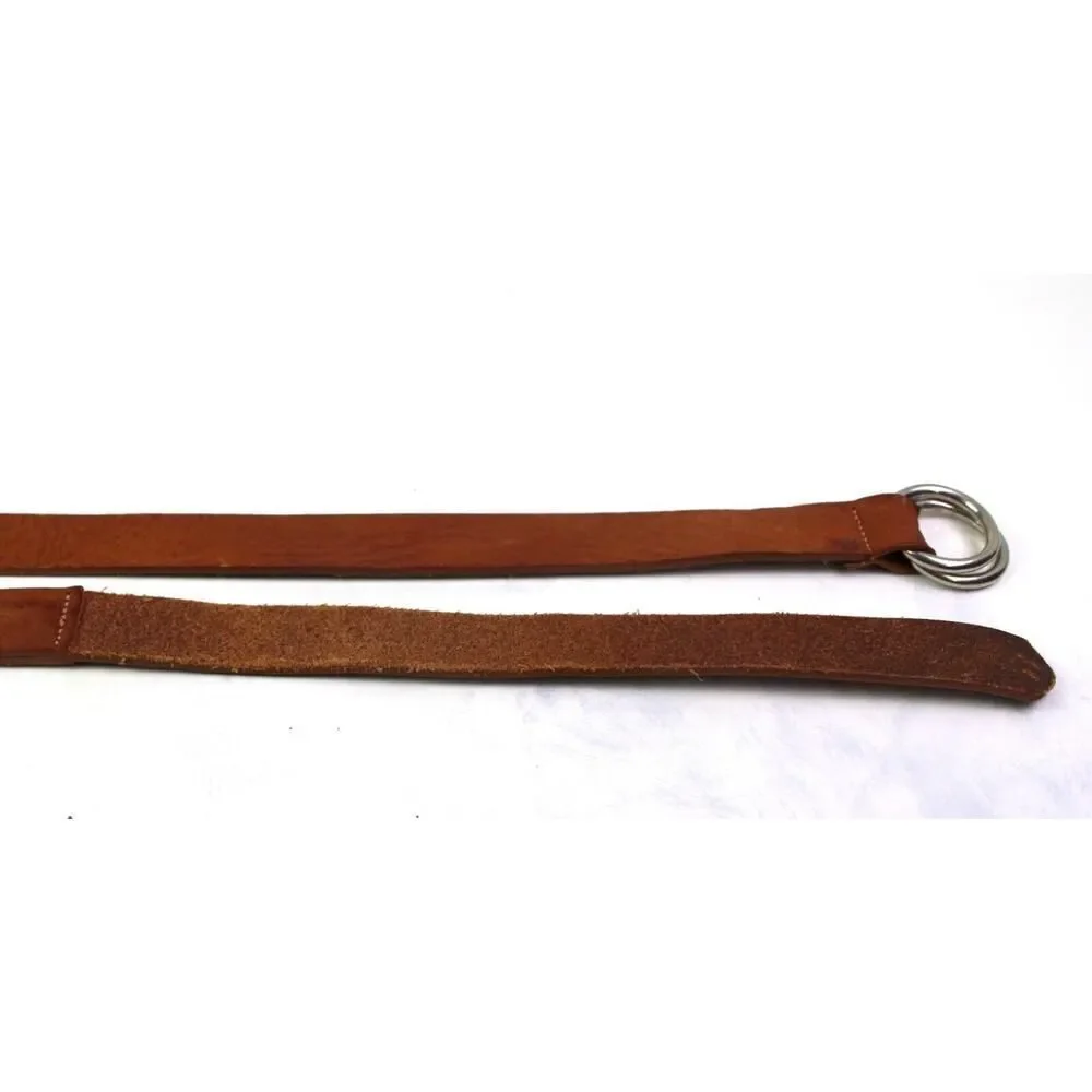 HANDCRAFTED TAN BROWN REAL LEATHER 7/8